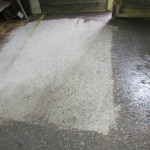 A machine shop that was cleaned with KL#1. This was years of dirt and grime.